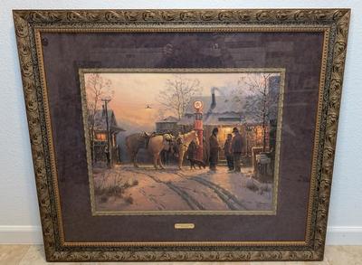 The Warmth of Friendship by G. Harvey Framed Lithograph