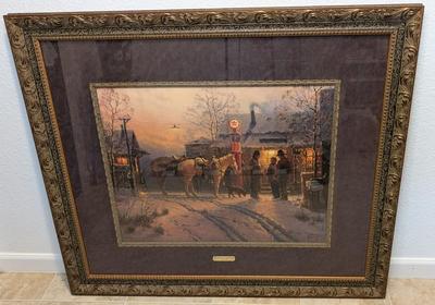 The Warmth of Friendship by G. Harvey Framed Lithograph
