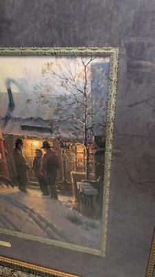The Warmth of Friendship by G. Harvey Framed Lithograph