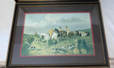 JF Herring Fox Hunting Framed Prints