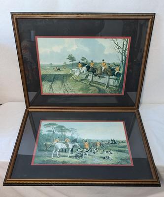 JF Herring Fox Hunting Framed Prints