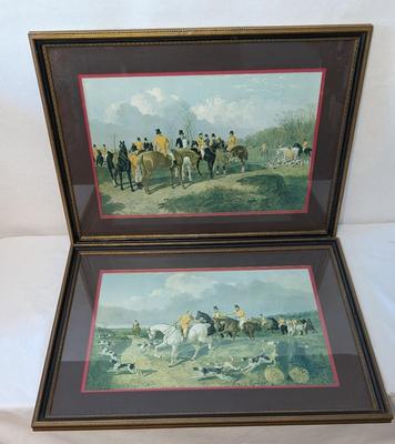 JF Herring Fox Hunting Framed Prints