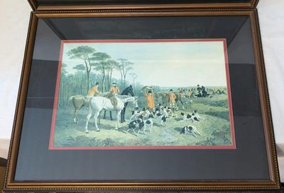 JF Herring Fox Hunting Framed Prints