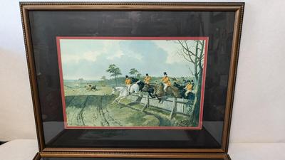 JF Herring Fox Hunting Framed Prints