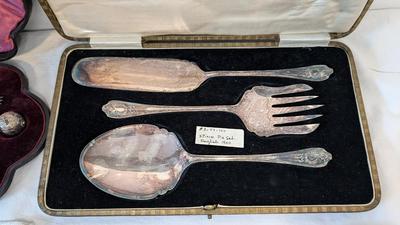 Antique Silver Plate Serving Sets