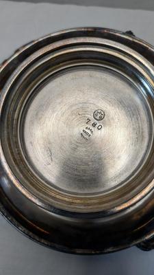 Victorian Repousse Biscuit Barrel and Butter Dish