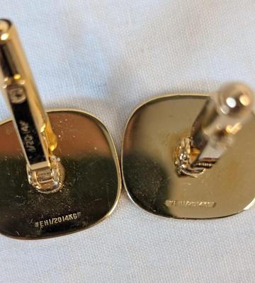 Gold Fill Cufflinks and Brass Buttons