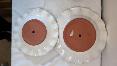 Vintage Mackenzie Childs Honeymoon Sweet Pea 3 Tier Dessert Stand