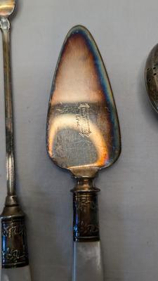 Antique Pearl Handle Serving Flatware