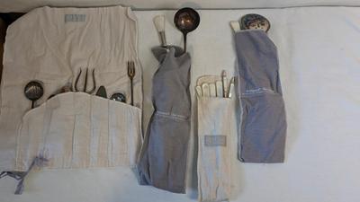 Antique Pearl Handle Serving Flatware