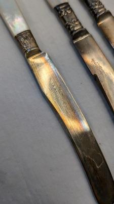 Antique Pearl Handle Serving Flatware