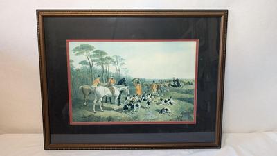 JF Herring Fox Hunting Framed Prints