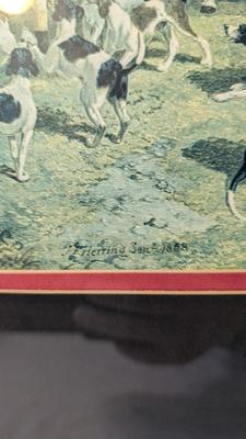JF Herring Fox Hunting Framed Prints