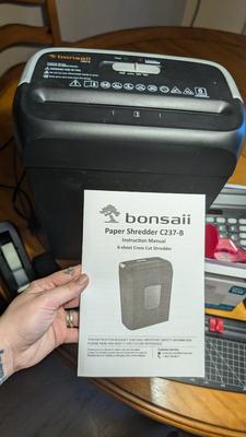 Bonsai Shredder w/ Office & Teaching Supplies