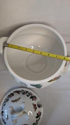 Portmerion Botanical Rolling Pin & Server w/ Extra Lid