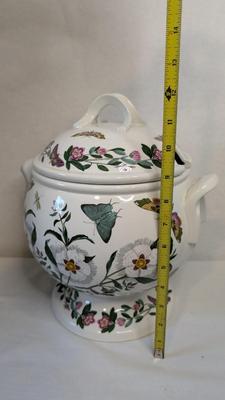 Portmerion Botanical Rolling Pin & Server w/ Extra Lid