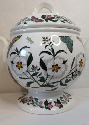 Portmerion Botanical Rolling Pin & Server w/ Extra Lid