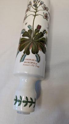 Portmerion Botanical Rolling Pin & Server w/ Extra Lid