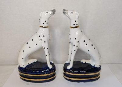Fitz & Floyd Staffordshire Style Dalmatian Bookends
