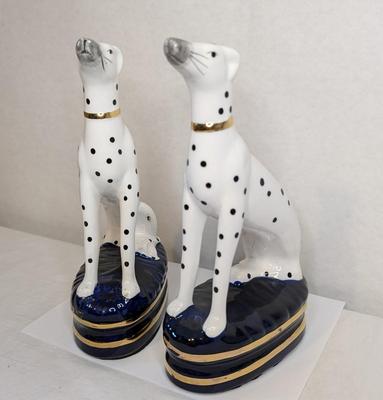 Fitz & Floyd Staffordshire Style Dalmatian Bookends