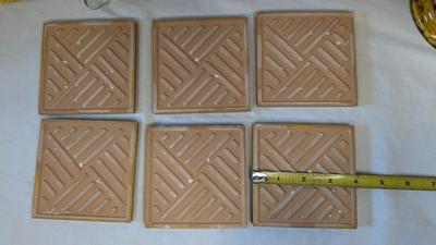 Deruta Italy Griffin Tray, Coasters, and Tray