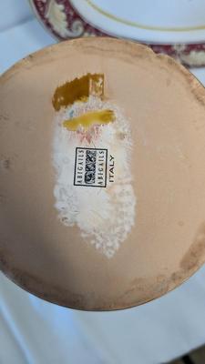Deruta Italy Griffin Tray, Coasters, and Tray