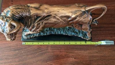 Copper Cast Spanish Bull