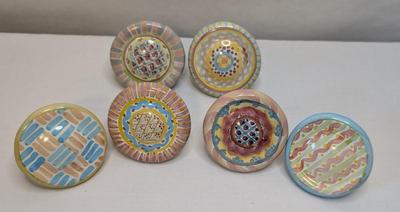 Mackenzie Childs Red Clay Drawer Pulls