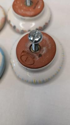 Mackenzie Childs Red Clay Drawer Pulls