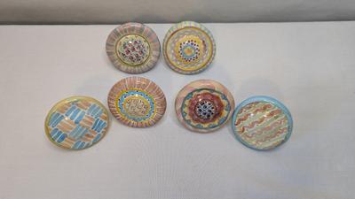 Mackenzie Childs Red Clay Drawer Pulls