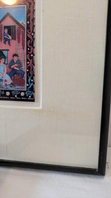 Vintage Framed Diana Bryer Artwork