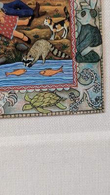 Vintage Framed Diana Bryer Artwork