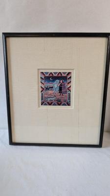 Vintage Framed Diana Bryer Artwork