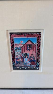 Vintage Framed Diana Bryer Artwork