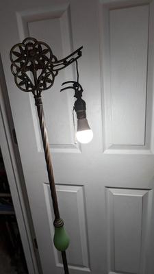Art Deco Bridge Arm Floor Lamp