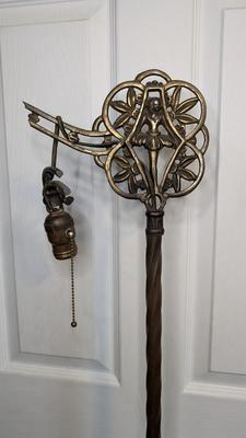 Art Deco Bridge Arm Floor Lamp