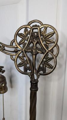 Art Deco Bridge Arm Floor Lamp