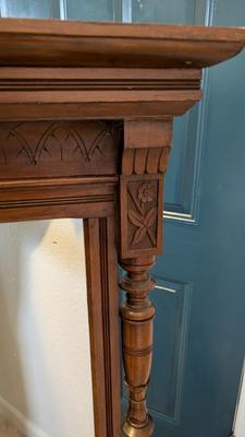 Vintage Wood Framed Mirrors