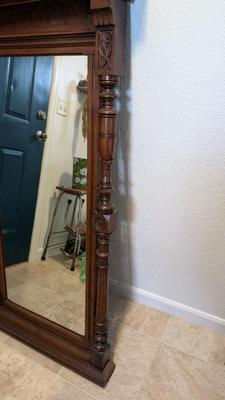 Vintage Wood Framed Mirrors
