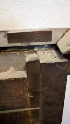 Vintage Wood Framed Mirrors