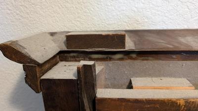 Vintage Wood Framed Mirrors