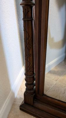 Vintage Wood Framed Mirrors