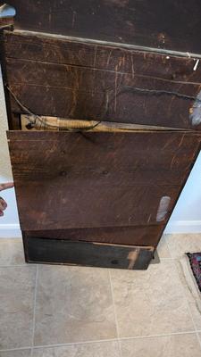 Vintage Wood Framed Mirrors