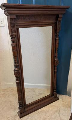 Vintage Wood Framed Mirrors
