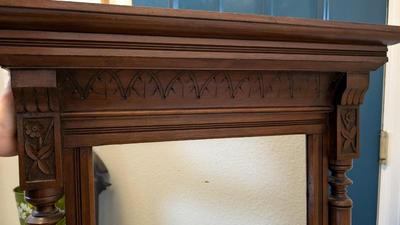 Vintage Wood Framed Mirrors