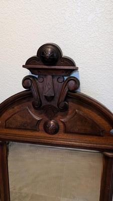 Vintage Wood Framed Mirrors