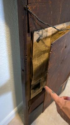 Vintage Wood Framed Mirrors