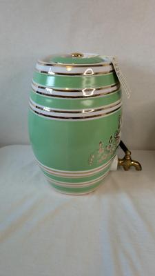 English "Two's Company" Iced Tea Vintage Inspired Decanter