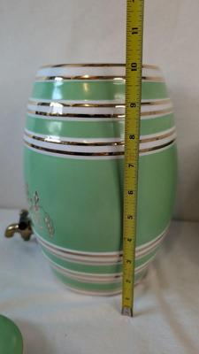 English "Two's Company" Iced Tea Vintage Inspired Decanter