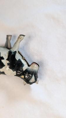 Vintage "Old Smoky" Spark Horse and Carriage Tin Toy